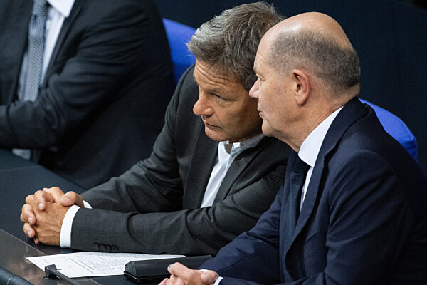 Nach dem Bruch der Ampel-Koalition - Vereidigung Finanzminister