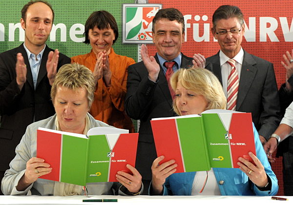 Unterzeichnung des NRW-Koalitionsvertrages