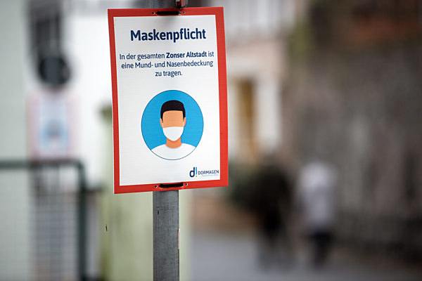 Corona - Zons in Nordrhein-Westfalen