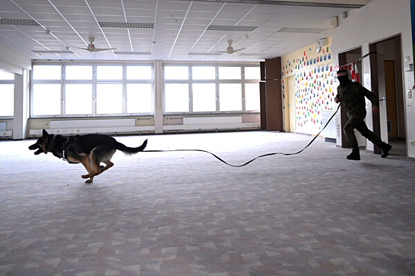 Ausbildung für ukrainische Hundeführer und Diensthunde