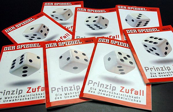 "Prinzip Zufall": "Spiegel" mit acht verschiedenen Titeln