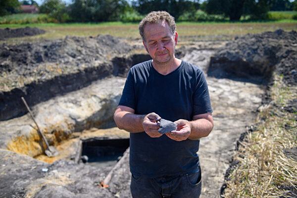 Brunnenfunde belegen Steinzeit-Besiedelung in Belkau