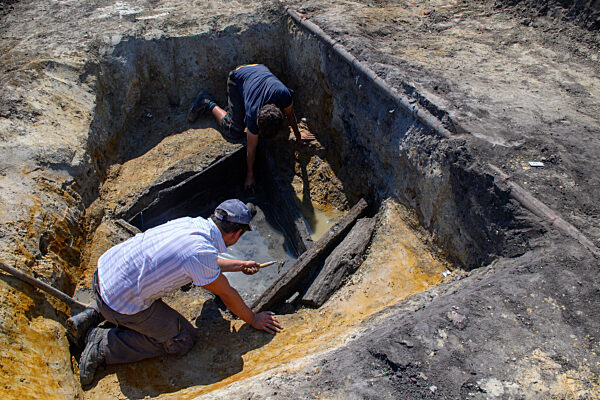 Brunnenfunde belegen Steinzeit-Besiedelung in Belkau
