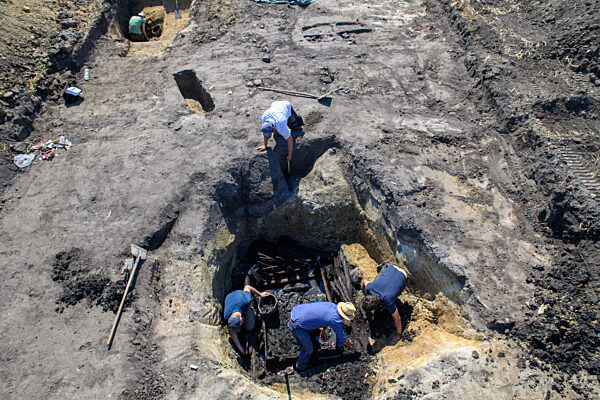 Brunnenfunde belegen Steinzeit-Besiedelung in Belkau