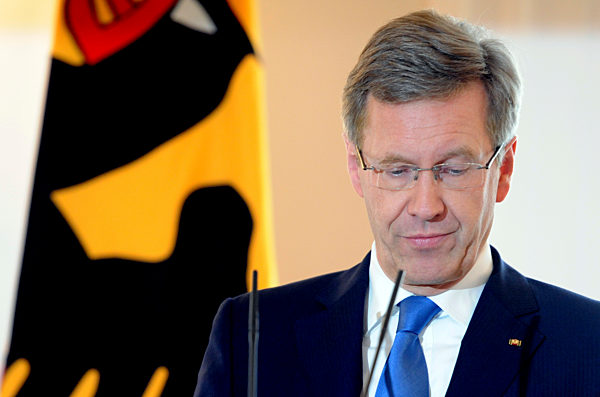 German President Christian Wulff resigned