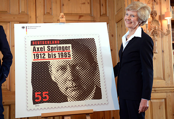 Briefmarke zum 100. Geburtstag von Axel Springer