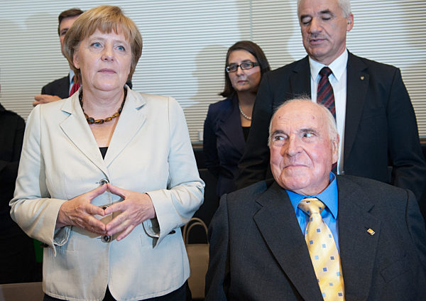 Helmut Kohl bei Unions-Fraktionssitzung