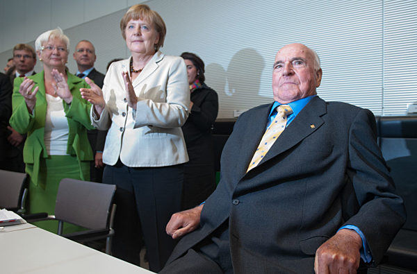 Helmut Kohl bei Unions-Fraktionssitzung