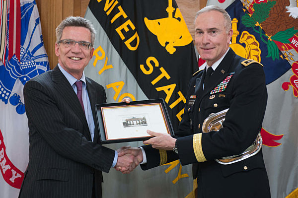 De Maiziere in den USA