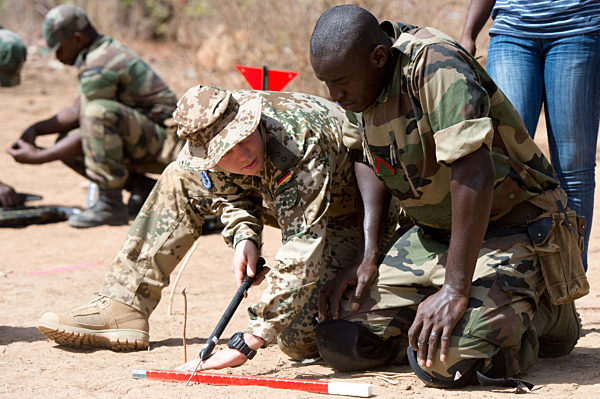 Bundeswehr bildet Soldaten Malis aus