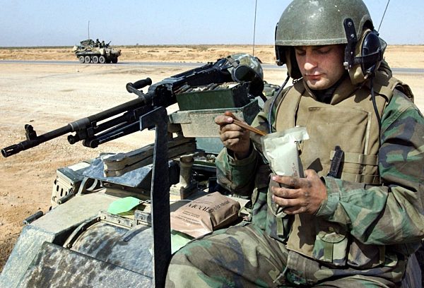 Irakkrieg: Verpflegung der Soldaten
