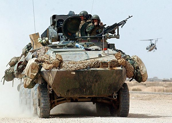 Irakkrieg: Spürpanzer LAV-TOW im Einsatz