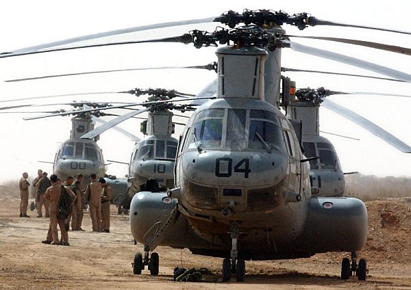 Irakkrieg: Helikopter der US-Marines