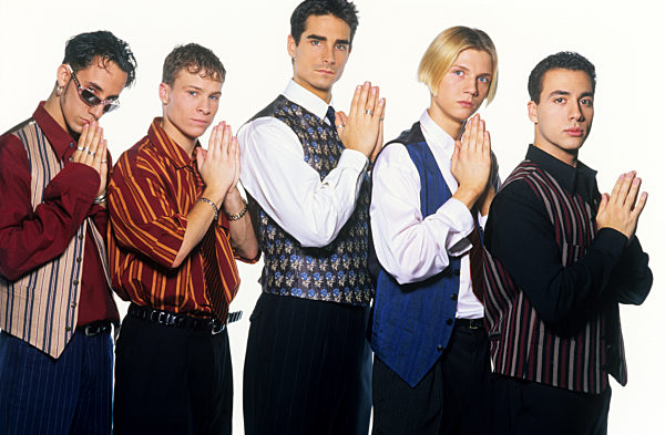 Backstreet Boys (l-r): Alexander James McLean, Brian Littrell, Kevin Richardson, Nick Carter, Howie Dorough