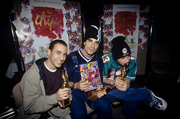 Backstreet Boys (l-r): Howie Dorough, Kevin Richardson, Nick Carter