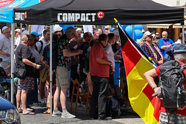 Demonstration der AfD Sachsen Anhalt