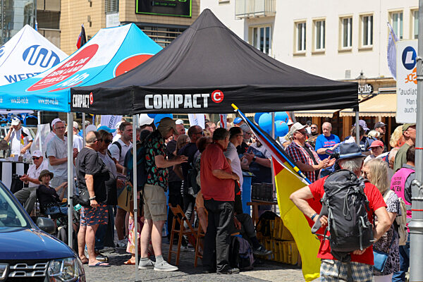 Demonstration der AfD Sachsen Anhalt