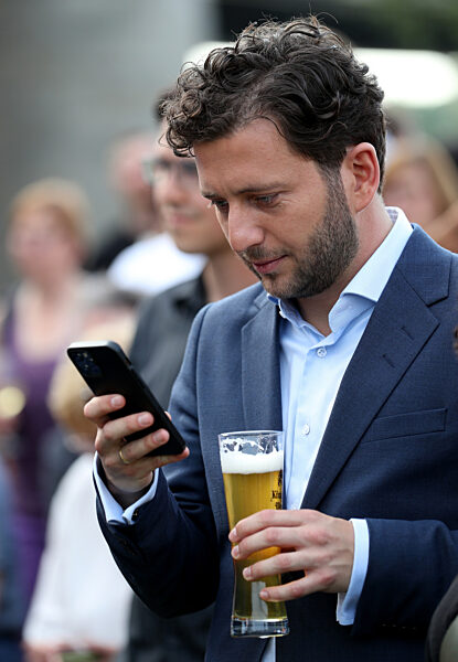 Landtagswahl in Nordrhein-Westfalen - Wahlparty Grüne