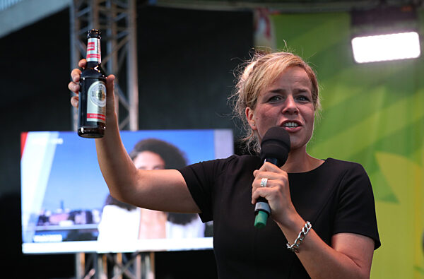 Landtagswahl in Nordrhein-Westfalen - Wahlparty Grüne