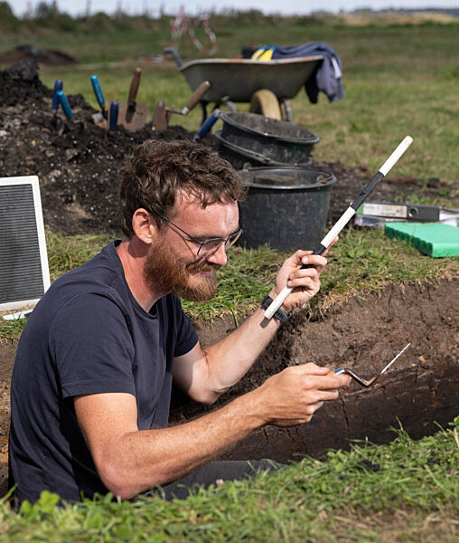 Ausgrabungen in 5000 Jahre alter Moorsiedlung Hunte 1