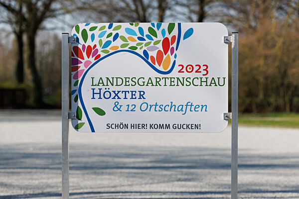 Vor Eröffnung der Landesgartenschau in Höxter