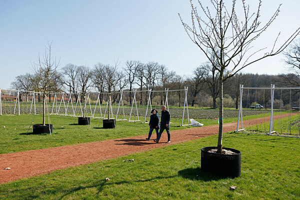 Vor Eröffnung der Landesgartenschau in Höxter