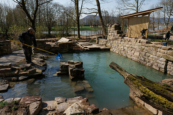 Vor Eröffnung der Landesgartenschau in Höxter