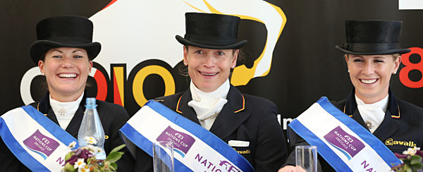 Deutsche Dressur-Reiter nach Nationenpreis