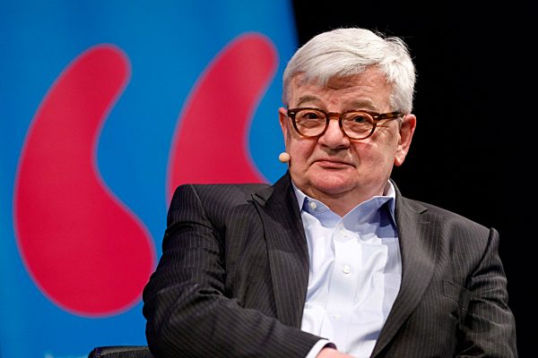 Joschka Fischer auf der lit.Cologne 2018 in Köln