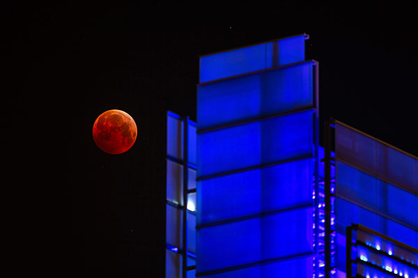 Mondfinsternis über Hannover
