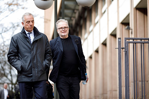 Herbert Grönemeyer als Zeuge vor Gericht in Köln