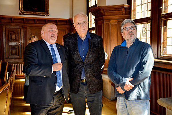 Fritz Pleitgen und Michail Pawlowitsch Schischkin in Görlitz