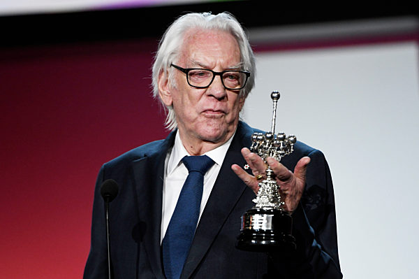 Donostia Award für Donald Sutherland, San Sebastian International Film Festival 2019