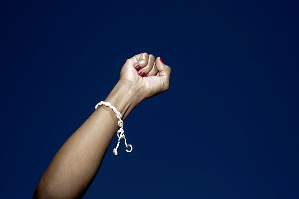 Demonstration 'Silent Protest - Sag Nein zu Rassismus' in Berlin