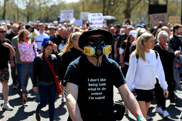 Corona-Demo in London