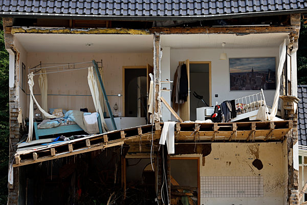 Flutschäden in der Eifel