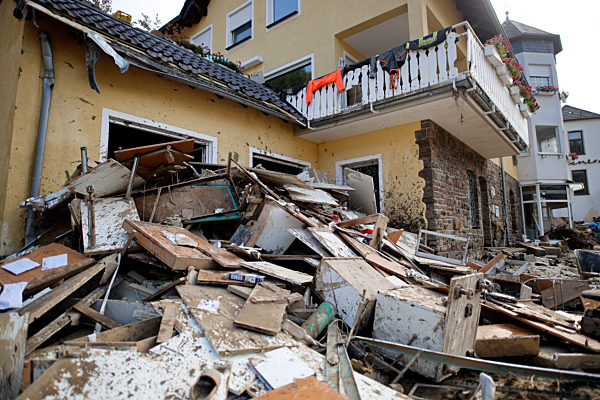 Flutschäden in der Eifel