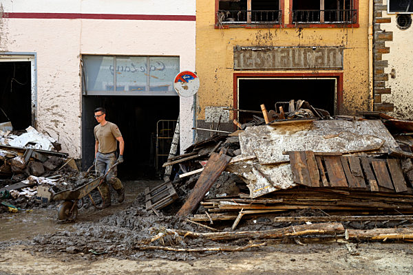 Flutschäden in der Eifel