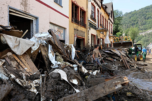 Flutschäden in der Eifel