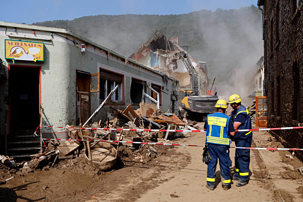 Flutschäden in der Eifel