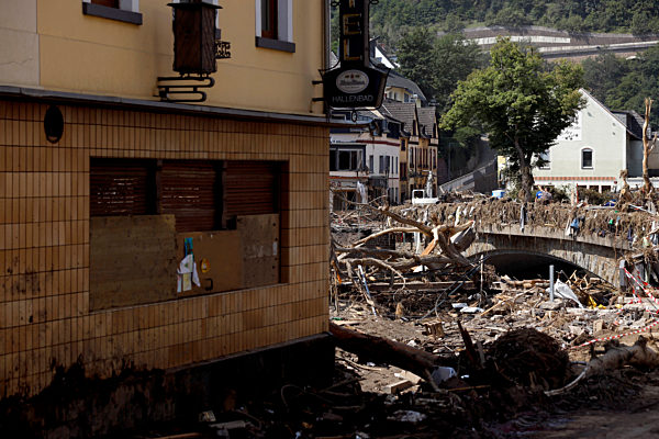 Flutschäden in der Eifel