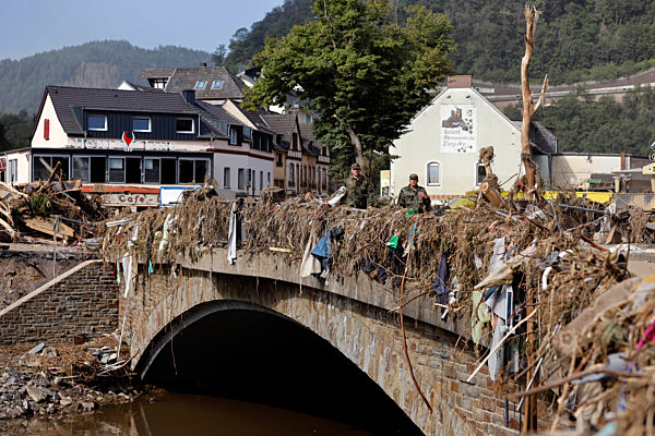 Flutschäden in der Eifel