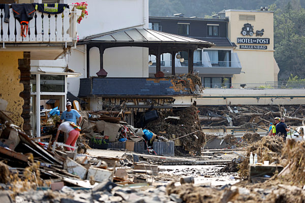 Flutschäden in der Eifel
