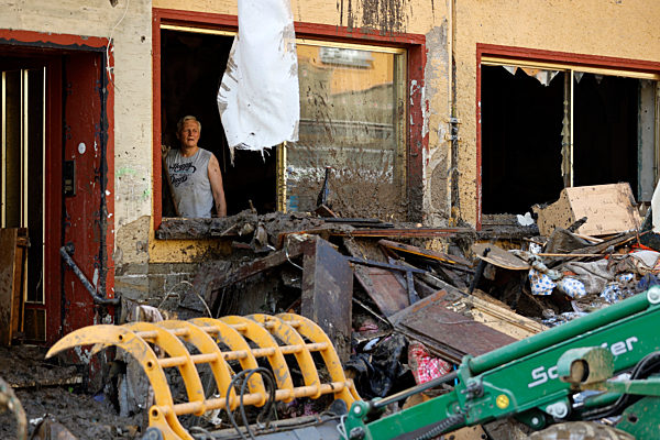 Flutschäden in der Eifel