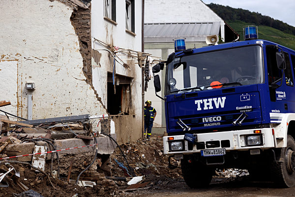 Flutschäden in der Eifel