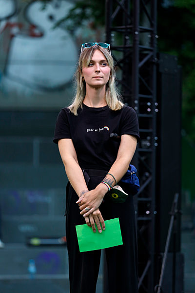 Bündnis 90/Die Grünen-Wahlkampfveranstaltung mit Annalena Baerbock in Köln