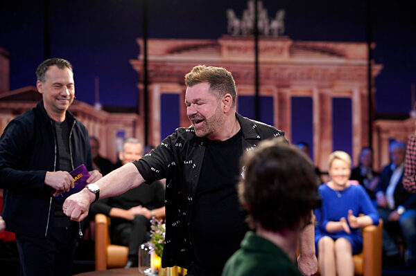 Talkshow 'Riverboat' in Berlin