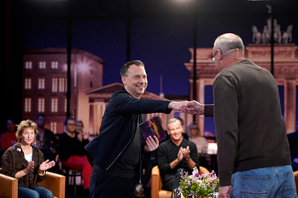 Talkshow 'Riverboat' in Berlin