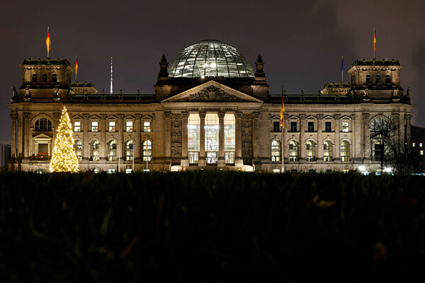 Das Reichstagsgebäude in Berlin