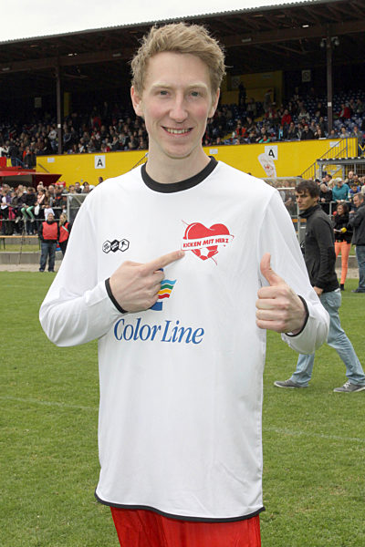 Charity Fussballspiel 'Kicken mit Herz' in Hamburg.